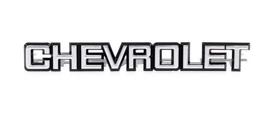 1981-87 C/10, "C H E V R O L E T" Tailgate Applique Emblem,  Each.