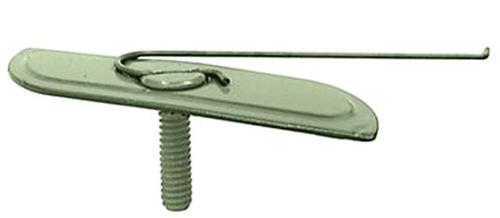 Wire Tail Molding Clip, #10-24, 1/2' X 1-25/64" Long