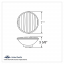 7" Round Headlight (High and Low Beam) - with Replaceable H4 Bulb