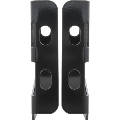 1959-68 GM Full Size Passenger Car; Power Brake Booster Brackets; For Boosters With 3-3/8" Square Bolt Pattern; Black