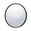 1947-72 C/10 Round Mirror Head; with Smooth Backing; Black