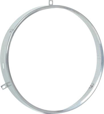 1941-75  Headlight Retaining Ring, 7 inch, Polished Stainless Steel