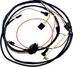 1968 Camaro, Chevy II, Nova; Engine Wiring Harness 8 Cylinder; 302ci, 307ci, 327ci, 350ci; Small Bock; with Warning Lights; with H.E.I