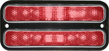 1968-72 C/10; Rear Side Marker Light; LED; with Stainless Steel Trim; Each