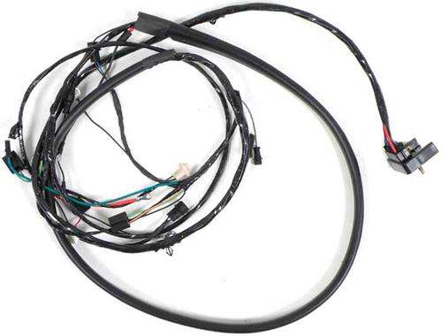 1969-72 C/10; Front Light Harness; with Factory Gauges & Side Lights; W/RH Passenger Internally Regulated Side Alternator