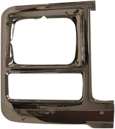 1979-80 Chevrolet / GMC Truck Single Rectangular Headlight Bezel. R/H, Chrome. Each.