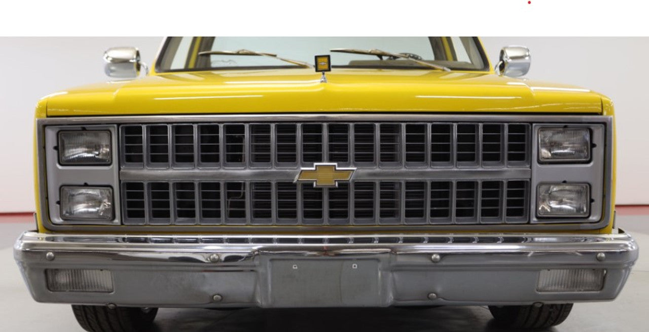1981-82 Chevrolet / GMC Truck Front Chrome Bumper, without Impact Strip Holes. Each