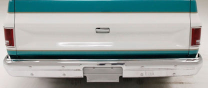 1981-87 C/10, Rear Bumper, Chrome, Fleetside, W/O Holes, Each.