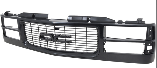 1994-2000 GMC TRUCK GRILL BLACK WITH CHROME