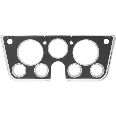 1969-72 C/10 Instrument Dash Bezel, Black w/Chrome Trim -7 Gauge