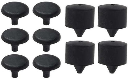 1947-55 1st Series C/10, Hood Rubber Bumper Set; 10-Piece Kit.