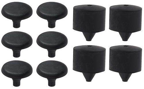1947-55 1st Series C/10, Hood Rubber Bumper Set; 10-Piece Kit.