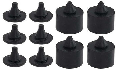 1947-55 1st Series C/10, Hood Rubber Bumper Set; 10-Piece Kit.