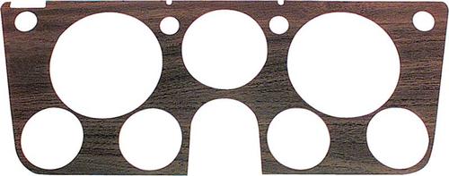 1969-72 C/10; Dash Gauge Bezel Woodgrain Overlay; 7 Gauge Design