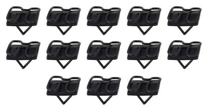 1962-66 CC/10 Upper Bed Molding L/H or R/H, Longbed with Clips Each.