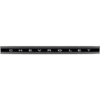 1969-72 C/10 Tailgate Band Fleetside Black with  "C H E V R O  L E T" Letters