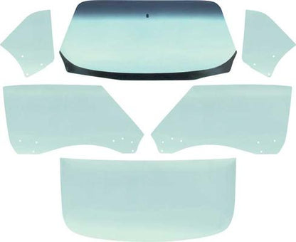 1968-69 Camaro Coupe; 6 Piece Glass Kit; Tinted