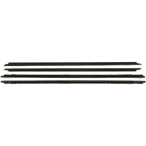 1978-88 Monte Carlo; Window Felts Set; 2-Door Hardtop; Inner & Outer; 4 Pieces