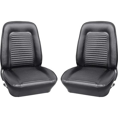 1969 Camaro Seat Cover Black standard (Madrid Grain)