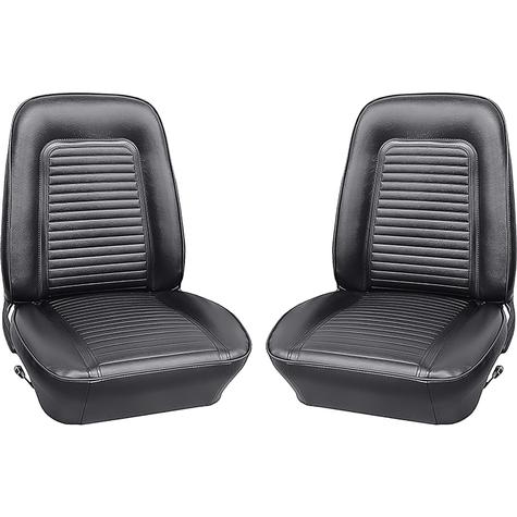 1969 Camaro Seat Cover Black standard (Madrid Grain)
