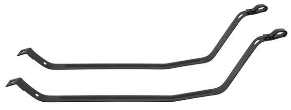 FT1100A - 1967-69 Camaro, Firebird; Fuel Tank Mounting Straps; Black EDP Coated; Pair