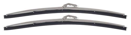 GM, Ford, Chrysler; ANCO Windshield Wiper Blades; 15"; Polished Stainless Steel; Pair