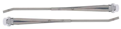 1962-69 Camaro, Windshield Wiper Arm Set; 12-3/4" Long; Polished Stainless Steel; Pair
