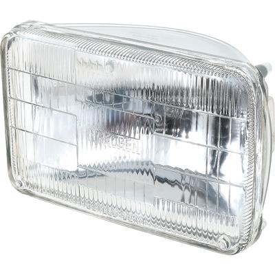Headlamp Sealed Beam; 12 Volt; High Beam; 4" x 6" (100mm x 165mm); Rectangular; Halogen