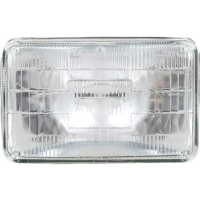 Headlamp Sealed Beam; 12 Volt; High Beam; 4" x 6" (100mm x 165mm); Rectangular; Halogen