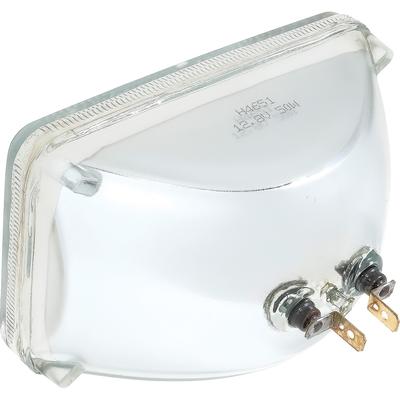 Headlamp Sealed Beam; 12 Volt; High Beam; 4" x 6" (100mm x 165mm); Rectangular; Halogen