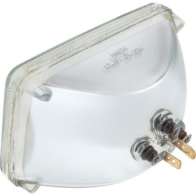 Headlamp Sealed Beam; 12 Volt; Low Beam; 4" x 6" (100mm x 165mm); Rectangular; Halogen