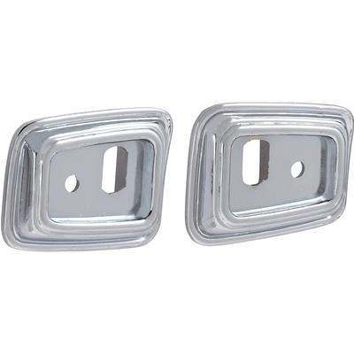 1968-69 Camaro; Door Grab Handle Bezels; with Deluxe Interior; Molded Door Panels