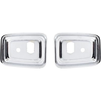 1968-69 Camaro; Door Grab Handle Bezels; with Deluxe Interior; Molded Door Panels