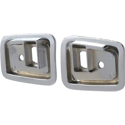 1968-69 Camaro; Door Grab Handle Bezels; with Deluxe Interior; Molded Door Panels