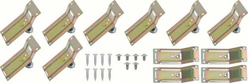 1967 Camaro RS; Lower Molding Installation Clip Set; OE Factory Style