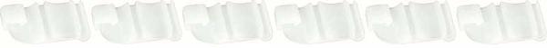 1968-72 Nova headliner bow clip 6pc set