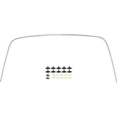 1967-68 Camaro, 1967-69 Firebird; Vinyl Top Molding; with Mounting Hardware