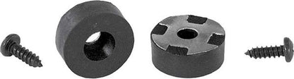 1961-79 GM; Bucket Seat Back Rubber Stopper Set; Round; w/Mounting Screws; Pair