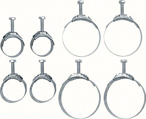 1959-72 GM; Radiator & Heater Hose Tower Clamp, 8-Piece Set