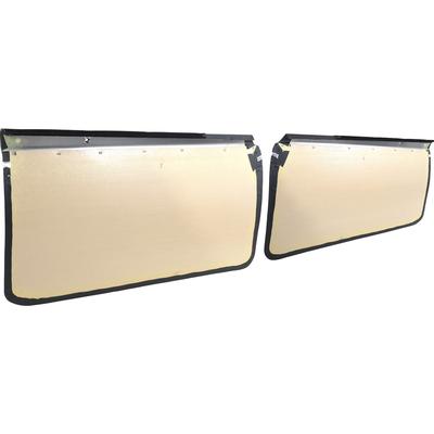 1970-72 Nova SS; Front Door Panels; Custom Interior; 2 Door; Pre-Assembled; Black; Pair - Brand: PUI