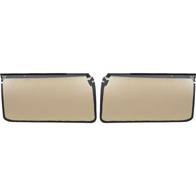 1970-72 Nova SS; Front Door Panels; Custom Interior; 2 Door; Pre-Assembled; Black; Pair - Brand: PUI