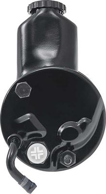 1969 Camaro; Power Steering Pump; with Reservoir; Black Powder Coated