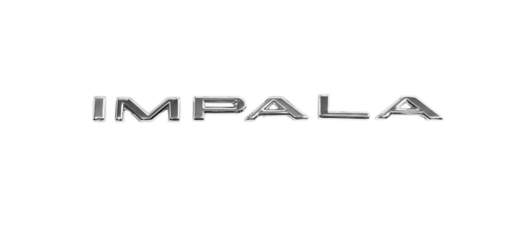 1963 CHEVY IMPALA REAR QUARTER MOLDING LETTERS