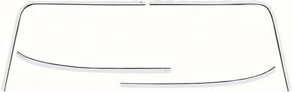 1968-1972 Chevy II Nova Front Windshield Molding 4pc set