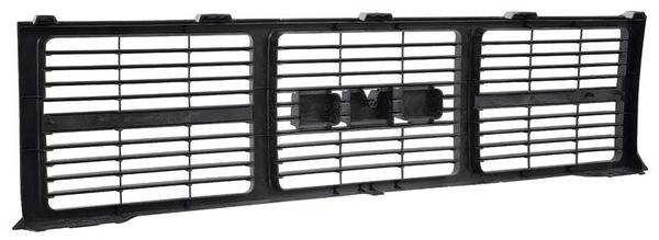 1985-88 GMC Truck Grill, Silver and Gray, Single or Dual Rectangular Headlamps