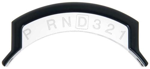 Ididit Shift Indicator Set; 4-Speed; Black Powder Coated