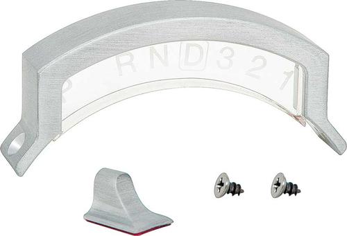 Ididit Shift Indicator Set; 4-Speed; Brushed Aluminum