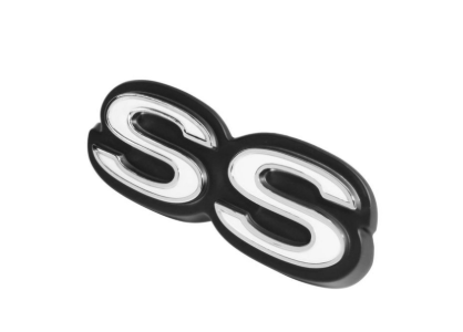1968-69 Chevy II/Nova Rear Panel "SS" Emblem W/Fasteners