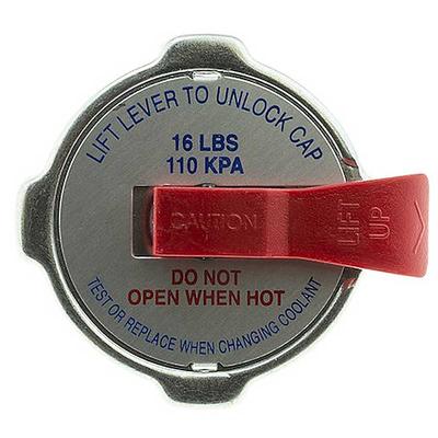 Lever Type Radiator Cap; 16 LBS