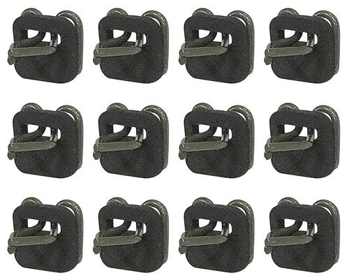 1962-66 C/10; Lower Door & Cab Molding Clips; OE-Style; 12 Pieces
